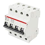 Auslösecharakteristik=C ABB S264 C16 Leitungsschutzschalter 16A, 4 Pol Sicherungsautomat Type C