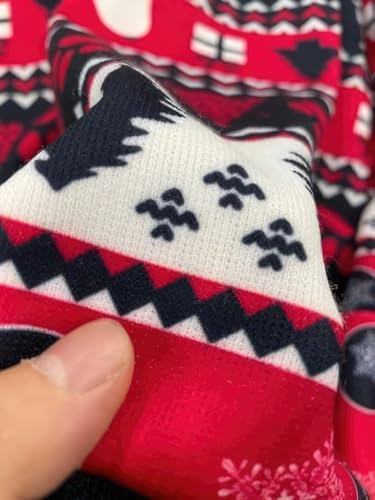 Funny All I Want for Christmas is A New President Ugly Sweater Black/Red3