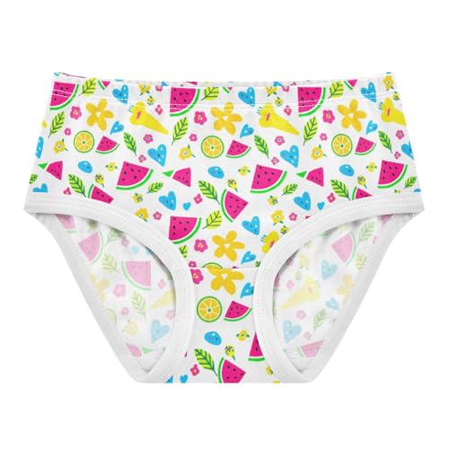 Girls' Underwear Fruit Watermelon Flowers Floral Toddle Brief Panties 2302000