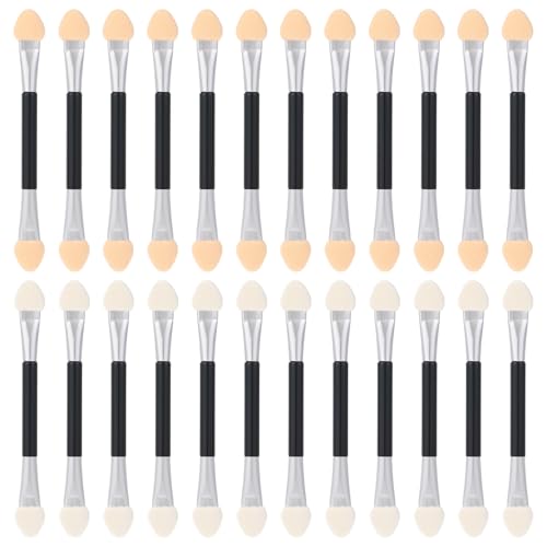 BOHUIZ Lidschatten Pinsel Set, 24 Stück Schwamm Eyeshadow Brush,...