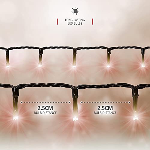 Christmas-Tree-Lights-500-LED-125m-Warm-White-Fairy-String-Lights-Plug-in-with-Timer-and-Memory-Functions-Suitable-for-OutdoorIndoor-Use