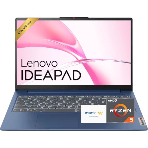 Image of Lenovo IdeaPad Slim 3 • 15.6 inch FHD Business Laptop • AMD Ryzen 5 • 8GB RAM DDR5 • 256GB SSD • 2026 Edition • Copilot AI • Windows 11