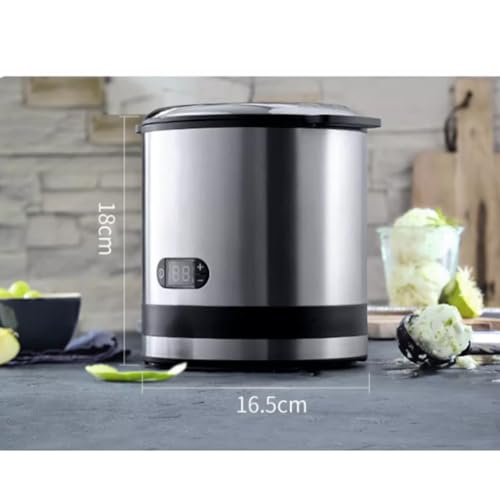 Máquina de helado pequeña y mini heladera casera para frutas y postre congelado dulce 3