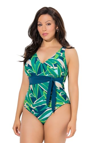 Maillot de bain avec bonnets souples grandes tailles décolleté cœur