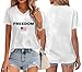 FITCOFF Freedom T-Shirt Pray Shirt Support American Values Tshirt Patriotism T Shirt