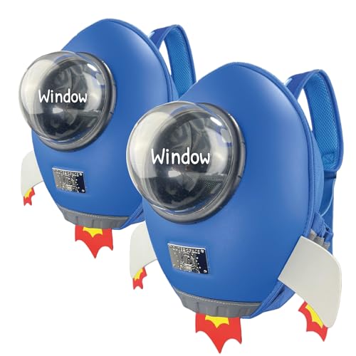 HECKBO 2x Kinder Rucksack Rakete