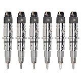 IMELBUFF 0445120342 0986435621 4994925 4994925NX Common Rail Injector 6-Pack for Dodge Cummins 6.7L Engine Dodge Ram 2500 3500 Pickup Trucks 2013-2018