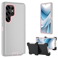 with Belt Clip-Gray/Pink