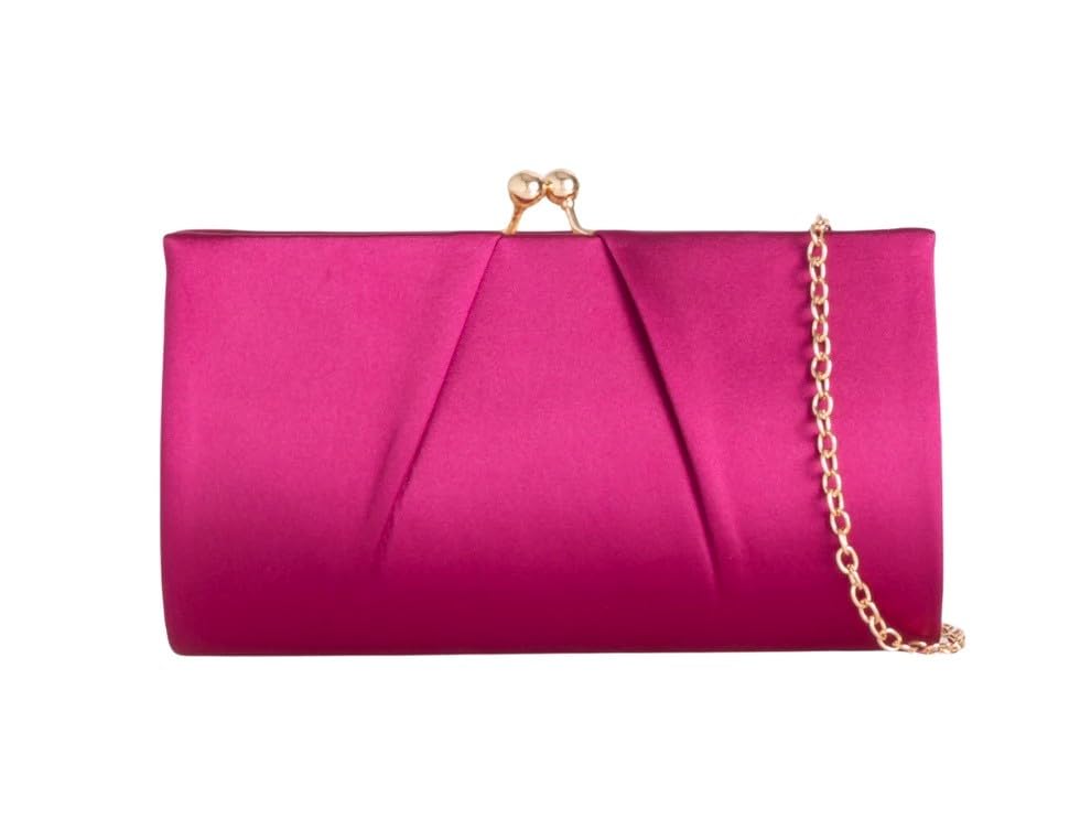 Pochette pour femme rose idéale pour mariage et grande soirée