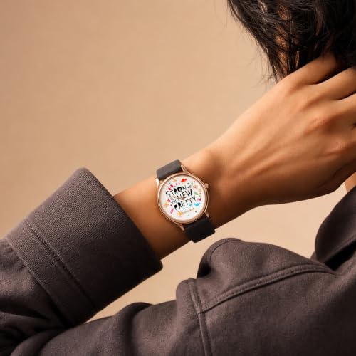 TEAL BY CHUMBAK teal leather strap watch – image 2