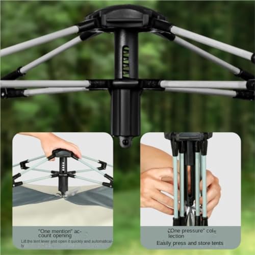 Carpa portátil ligera y espaciosa para camping al aire libre miniatura 3