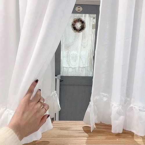 Cortina opaca de partición LUNEZY, cortinas cortas térmicas para ventana y armario 8