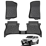 LUMWAY Floor Mats for Jeep Wrangler JL 2026 2021-2025 4XE 4-Door (Not for JK/Gas/2-Door), TPE All Weather Durable Floor Liners for Wrangler Accessories