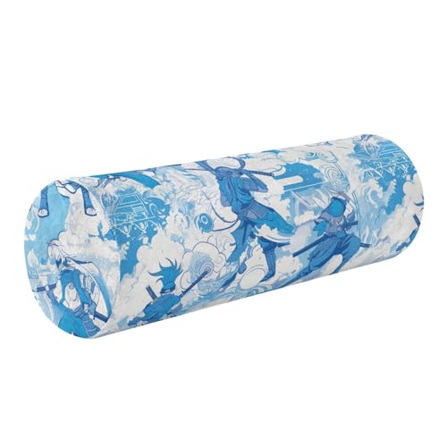 Almohada cilíndrica de espuma viscoelástica 17x14 cm