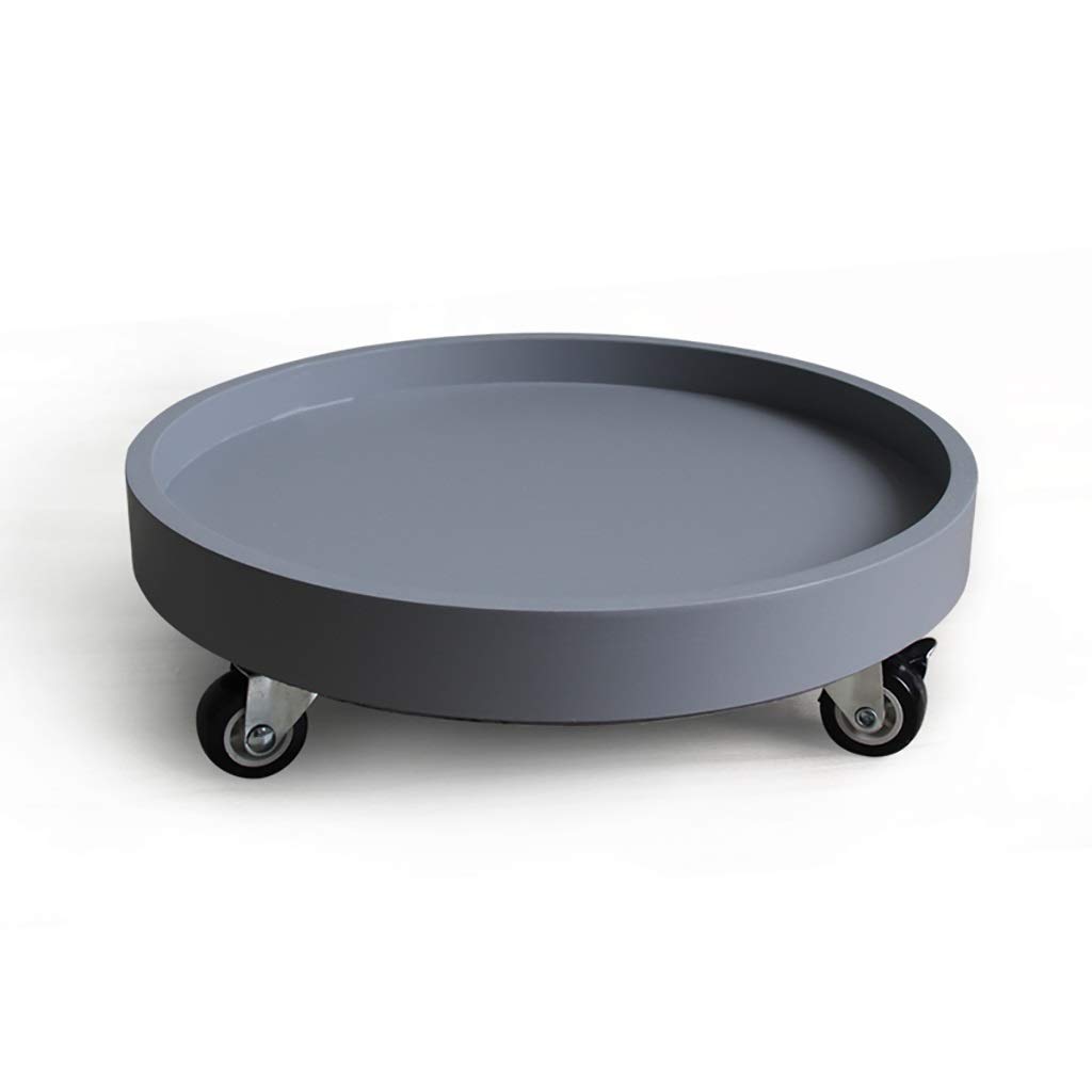 Portavaso in metallo con ruote, resistente, rotondo, con portante di carico di 100, 225 kg