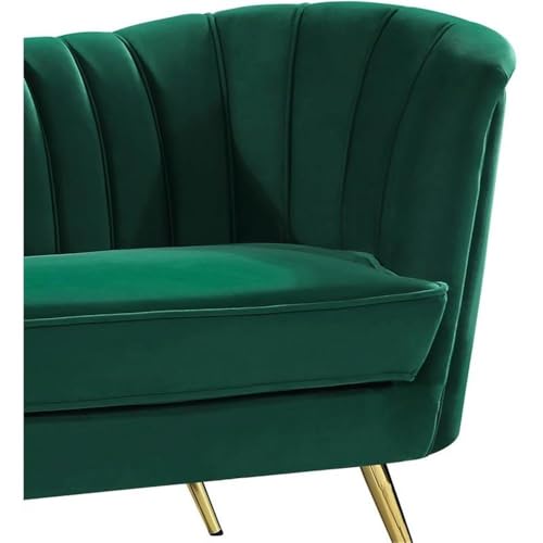 Sillón Terciopelo Verde Plegable 43 cm Ancho miniatura 5