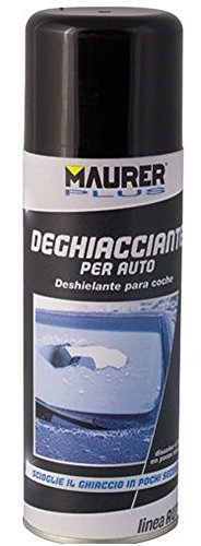 Maurer - Deghiacciante Automatico Spray e Sciogli Ghiaccio per Cristalli, Serrature Auto e Vetri, Agisce Velocemente Senza Lasciare Macchie - 200 ml