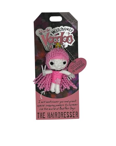 Watchover Voodoo 3-Inch The Hairdresser Keychain - Handcrafted Gift to Bring Good Luck and Positivity Everywhere You Go