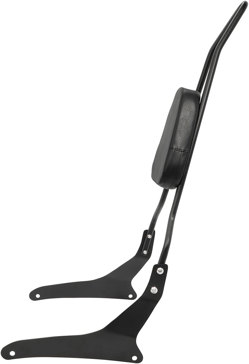 Passenger Tall Sissy Bar Rear Backrest for Yamaha V Star 1300 XVS1300 XVS1300A XVS950 Midnight 2007-2015, Black