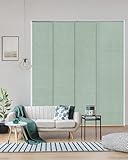 GoDear Design Adjustable Sliding Panel Track Sliding Glass Door Blinds 45.8