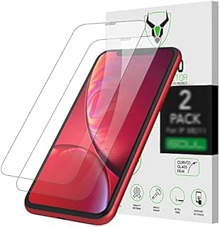 [2-Pack ] Screen Protector for iPhone 11 and iPhone XR 6.1-Inch, Tempered Glass Film, Film 9h HD 6.1-Inch iSOUL, [Case Friendly] [Easy Installation] Shatterproof Protectors For iPhone 11 [3D Touch]