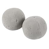 HOMSFOU 2個 シミュレーションボール 屋内植物 配置 装飾 花包装泥 フラワ