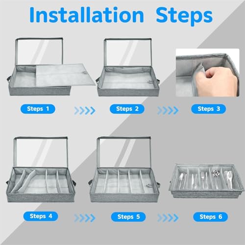 Caja de almacenamiento de cocina dile adiós al caos de cubiertos 7