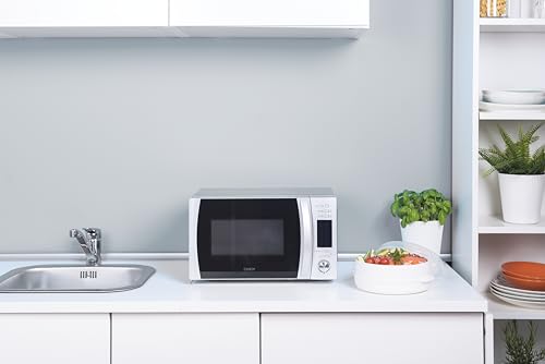 Candy X Range CMXG22DSST Micro ondes avec grill 22 5 niveaux numérique 40 programmes verrouillage plateau 25 5 cm grill Rack accessoire vapeur Express Cooking minuteur - vue 2