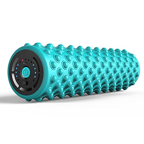 LTLCLZ Columna De Yoga Eléctrica De 4Velocidades Durable Gym Fitness Eje De Eje De Yoga Ejercicio De Entrenamiento Equipo De Yoga Masaje Vibrador