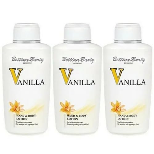Bettina Barty Vanilla Hand & Body Lotion 3 x 500 ml