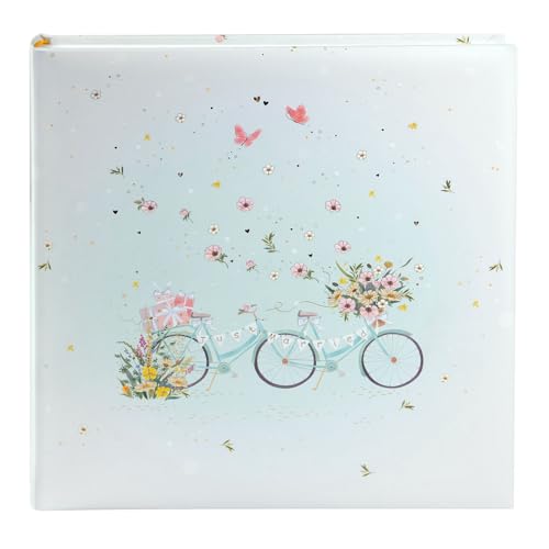 Álbum de fotos de boda Goldbuch floral para recuerdos con hojas de pergamino 2
