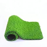 [RsBarter] 人工芝 1m×2m ロールタイプ 芝丈20mm 防草シート一体型 人工芝生 マット 屋外/室内/ベランダ適用 人口芝 リアル感 防カビ 耐火 遮光 透水タイプ メンテナンス不要 芝生シート (双色春草, 1x02m)