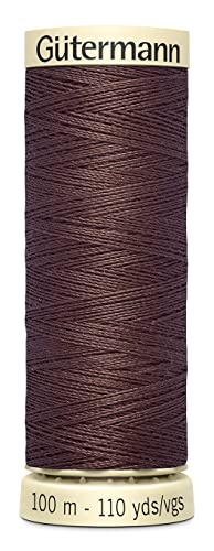 Gutermann Sew-All Thread 110yd-Saddle Brown miniatura 1