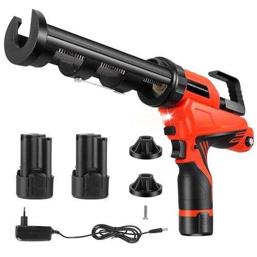 Trsaow Akku Kartuschenpistole,12V Akku Kartuschenpresse mit 2x...