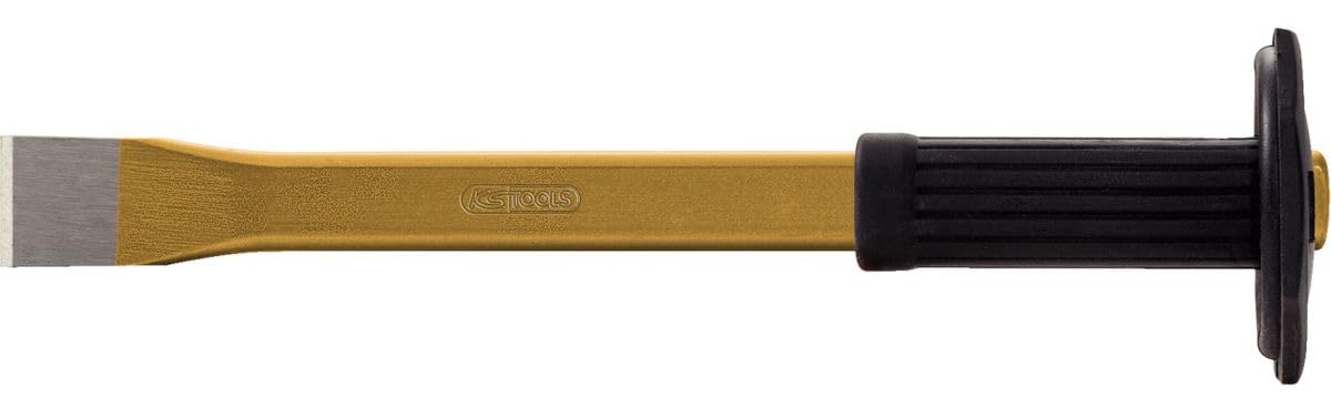 KS Tools 162.0208 Scalpello per Muratori con Impugnatura di Protezione, 33X800 mm, Ovale