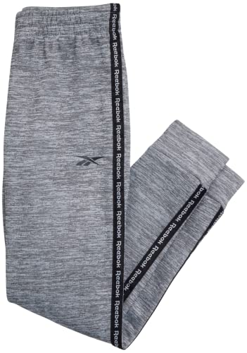 Reebok Boys' Sweatsuit Set - 2 Piece Fleece Hoodie Sweatshirt And Jogger Sweatpants (4-7), Size 12, Medium Grey Cationic #TOP3