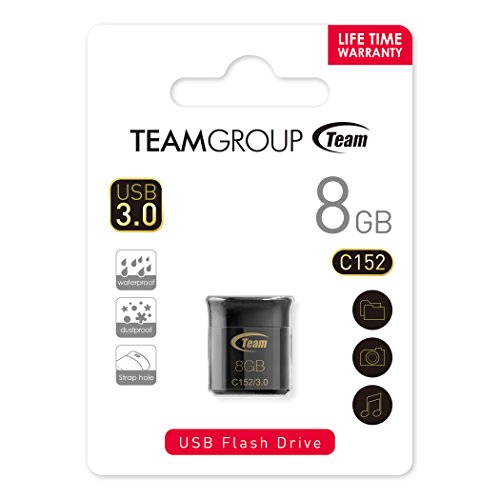 Team Group C152-Chiavetta USB 3,0, colore: nero