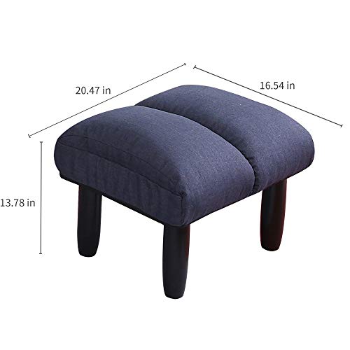 Sillón giratorio plegable azul marino miniatura 2