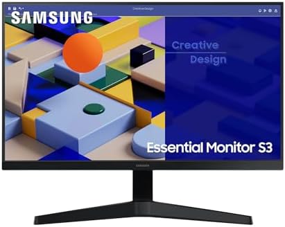 Samsung LS24C312EAUXEN - Monitor de 24" FullHD (1920 x 1080, 16:9, 75Hz, 5ms, Diseño sin Bordes, LED, Panel IPS, AMD FreeSync, Modo Eye Saver, Flicker Free), Negro