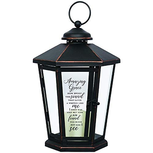 Carson Amazing Grace Antique Decorative Candle Lanterns Black