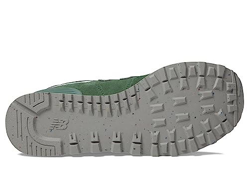 Image of New Balance Unisex 574 V2 Familiar Ground Sneaker,Green /White,Men 8.5 / Women 10