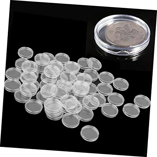 Caja organizadora para monedas de acrílico 60 piezas miniatura 5