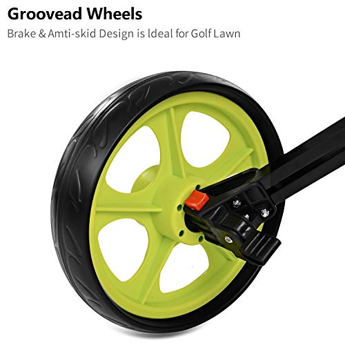 Janus Golf Push Cart, Golf cart for Golf Clubs, Golf Pull cart for Golf Bag, Golf Push carts 3 Wheel Folding, Golf Accessories for Men Women/Kids Practice and Game - Thumbnail 3