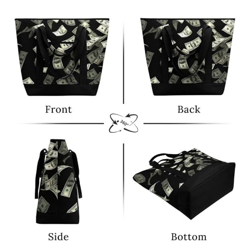 Bolso tote térmico para mujer, oversized, aislado, con una sola correa para hombro, ideal para compras miniatura 6
