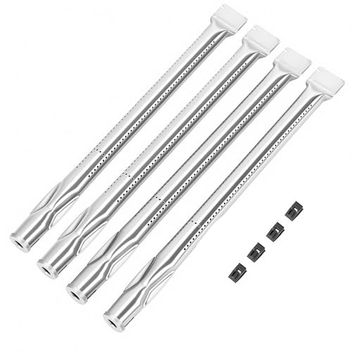 GFTIME Edelstahl Brenner für Rösle Videro G3 und G4, Gasgrill Brenner Ersatzteile für Rösle Videro Serie, 4 Stück