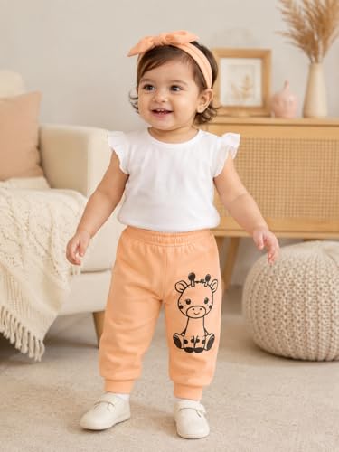 Image of superminis Unisex Cotton Pajama Pants for Boys & Girls Combo Pack | Kids & Baby Soft Sleepwear Pyjamas with Animal Cartoon Print | Toddler Breathable Nightwear Bottoms