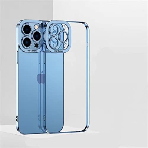 Protection intégrale iPhone 14 Pro Max : coque TPU transparente premium et boutons colorés