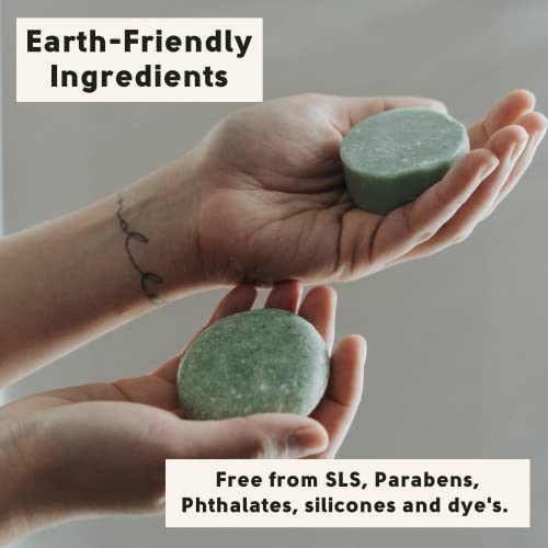 Zero Waste Mvmt Conditioner Bar | Sweet Orange + Grapefruit | Eco-Friendly Conditioner With Travel Container | Natural Salon Quality Conditioner, Zero Waste & Plastic Free #TOP5