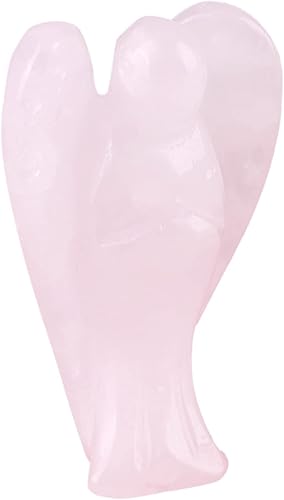 Miniatura 3 de Garosa Estatua de cristal con forma de ángel curativo de chakras, reiki, adorno de piedra curativa, regalo de ángel para escritorio y decoración del