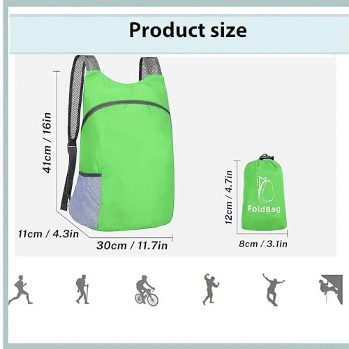 Mochila Plegable Ligera para Senderismo y Viaje miniatura 3